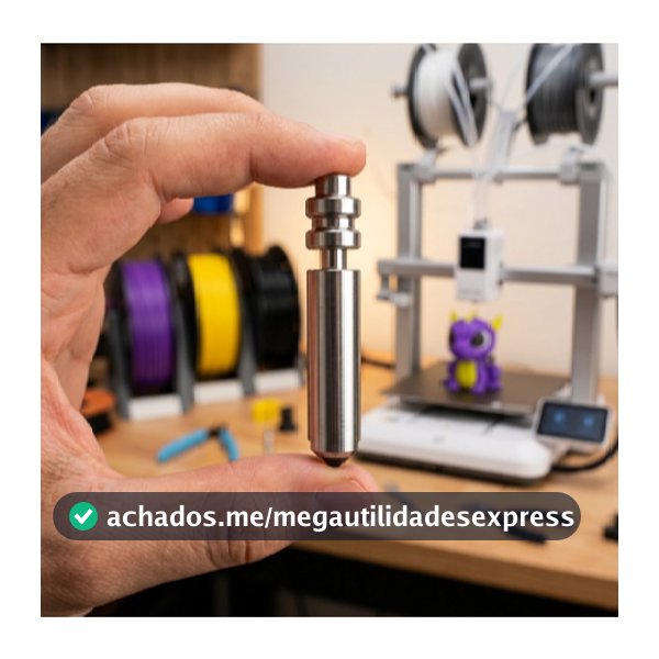 Bico Bimetálico 0.4mm Ponta Aço Endurecido Engate Rápido Anycubic Kobra 4 Combo Kobra X S1 Nozzle Hotend Impressora 3D