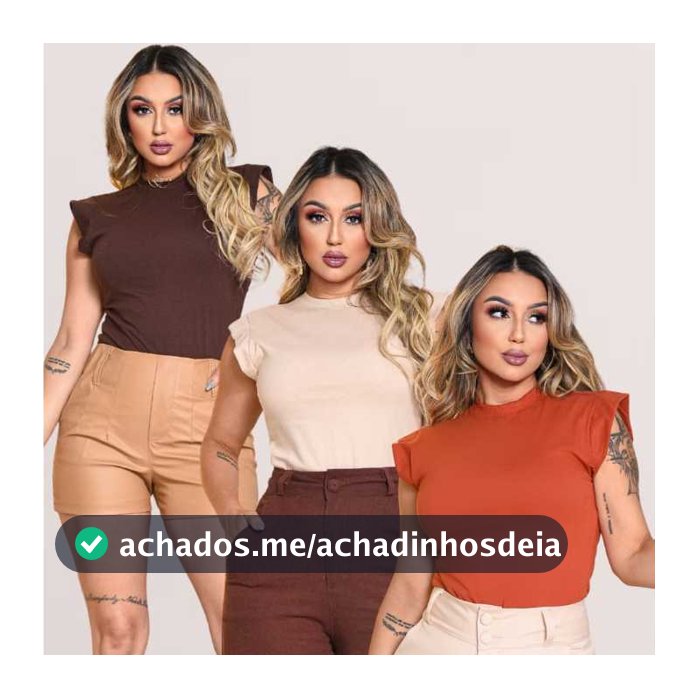 Kit 3 Blusas Femininas Estilosas Muscle tee Minimalista, Camiseta Muscle, T shirts feminina