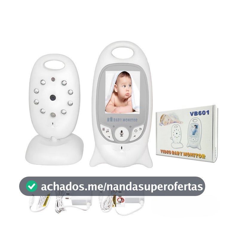 Babá Eletrônica Sem Fio Digital Com Visão Noturna