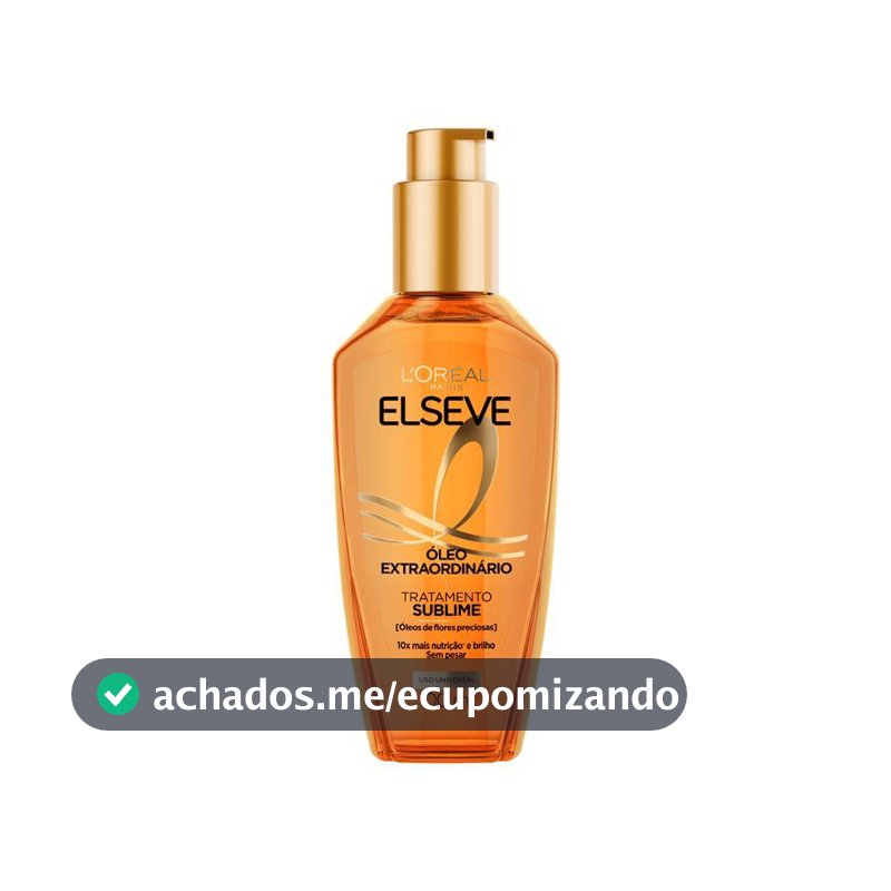 Óleo Extraordinario para Cabelos Elseve L'Oréal Paris, 100ml