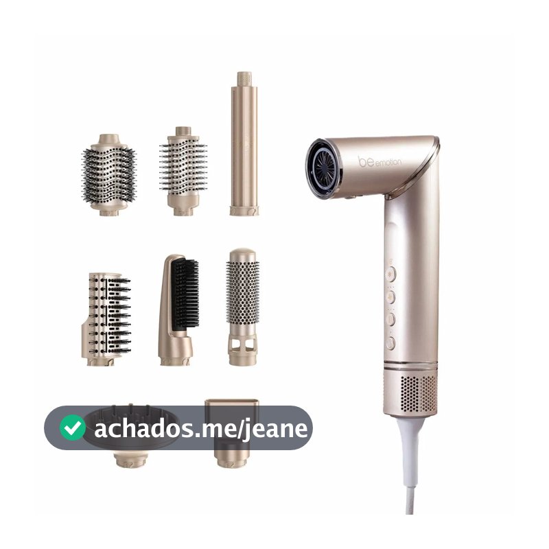 Escova Secadora e Alisadora Modelador e Multi Styler Be Emotion