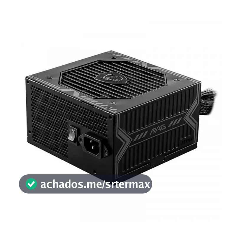 Fonte ATX MSI 650W MAG 2.4 PCIE 80 Plus Bronze 306-7ZPAX39-HH9