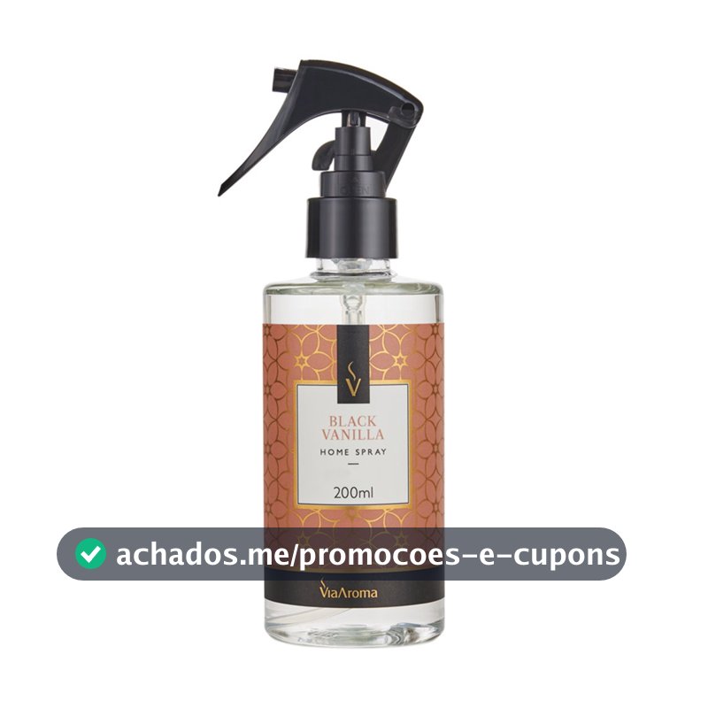 Home Spray Black Vanilla -via Aroma 200ml