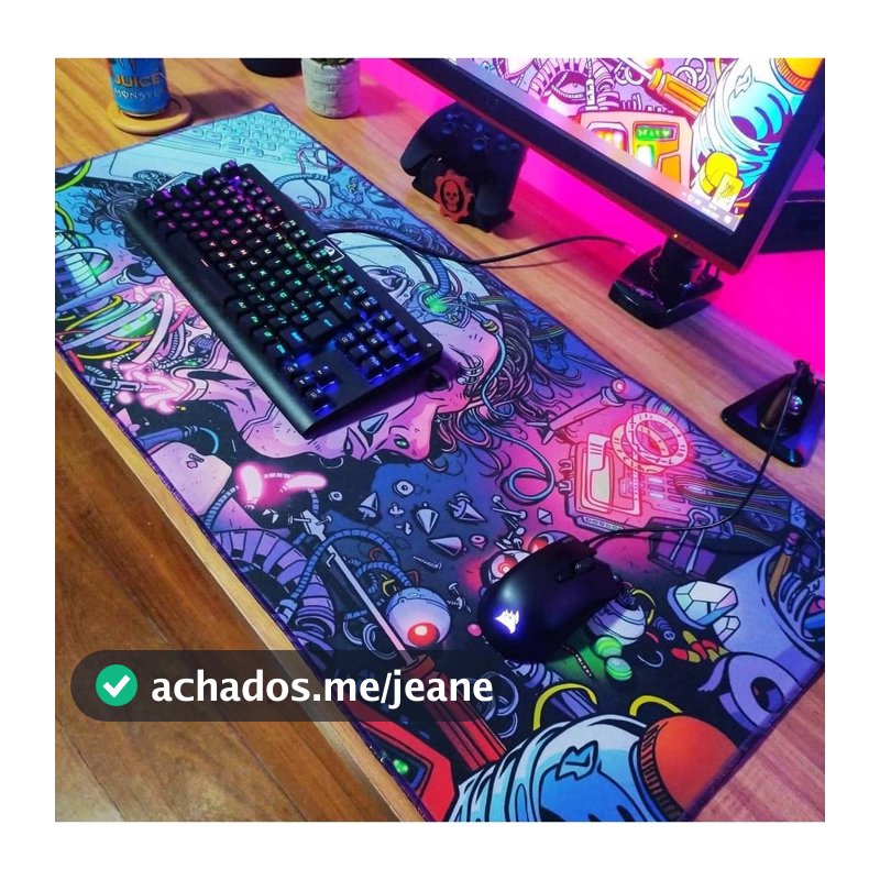 Mouse Pad Gmer 90X55cm Vários Jogos & Animes Populares & Animes