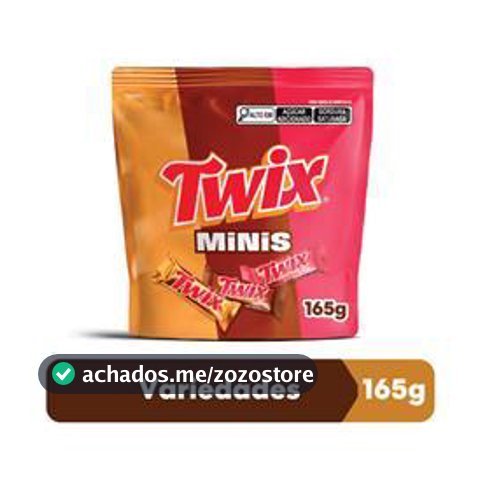 Chocolate Twix Variedades Minis 165g