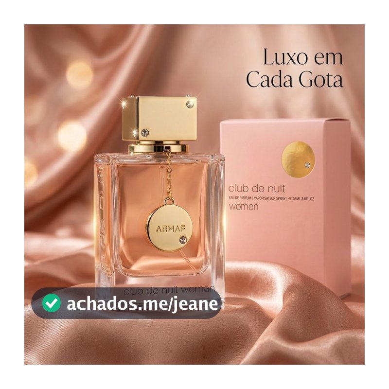 Perfume Feminino Árabe Armaf Club De Nuit Woman EDP 105ml Original Importado