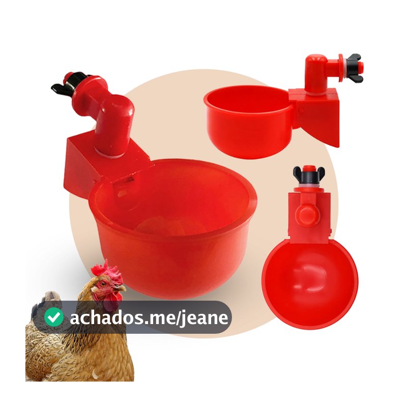 Bebedouros Automáticos Aves Galinhas Codornas Kit 20 / 10 / 5 / 3