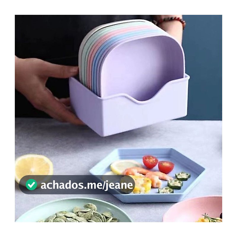 Kit Com 10 /20/30 Pratos Plásticos Duros Reutilizaveis Com Suporte Para Crianças Dia Das Crianças d