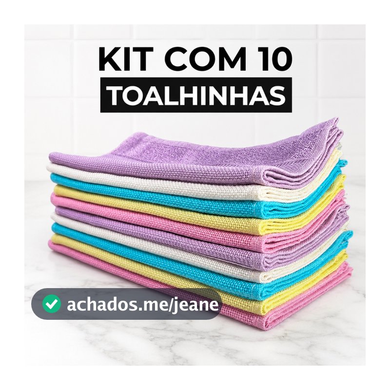 Kit 10 Toalhinhas De Mão Lavabo Ponto Cruz Para Bordar 29 X 50cm Atacado