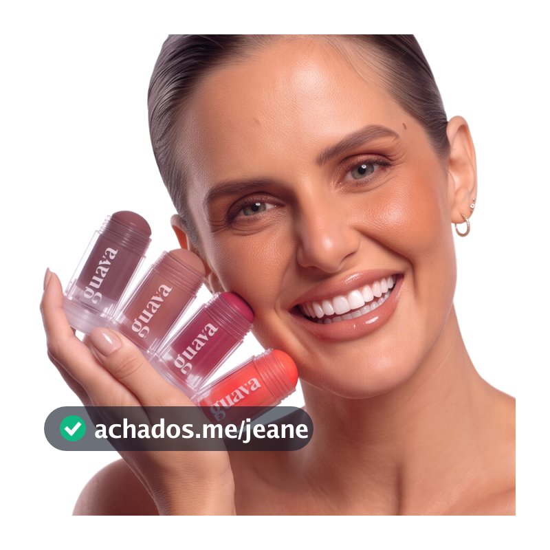 Blush Multistick 4 em 1 GuavaSkin Batom Sombra Bronzer Multifuncional