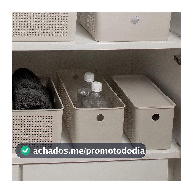 Cesto organizador Ou 4,2 Litros Linha Flow