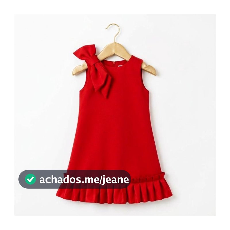 vestido infantil vermelho menina Natal Festa aniversário formatura 1 ao 10 anos