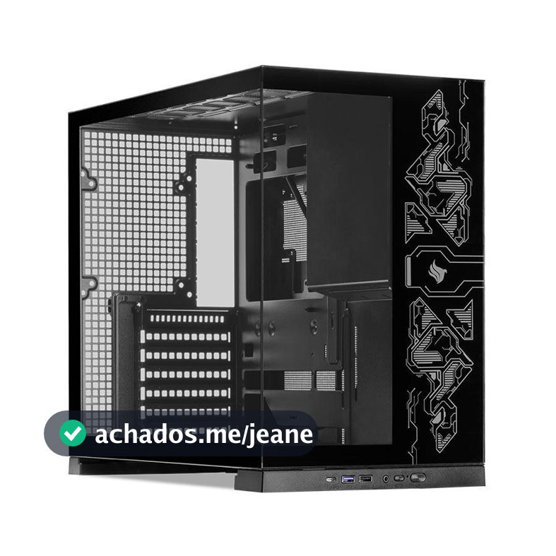 Gabinete Gamer Pichau Cypher, Mid-Tower, Lateral de Vidro, Preto, PCH-CPH-BK