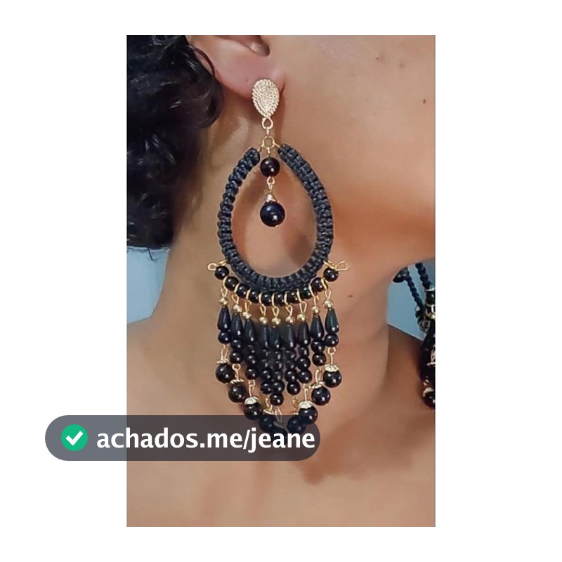 Maxi Brinco Feminino com Franja e Miçangas - Sofisticação e Cor para Um Estilo Boho
