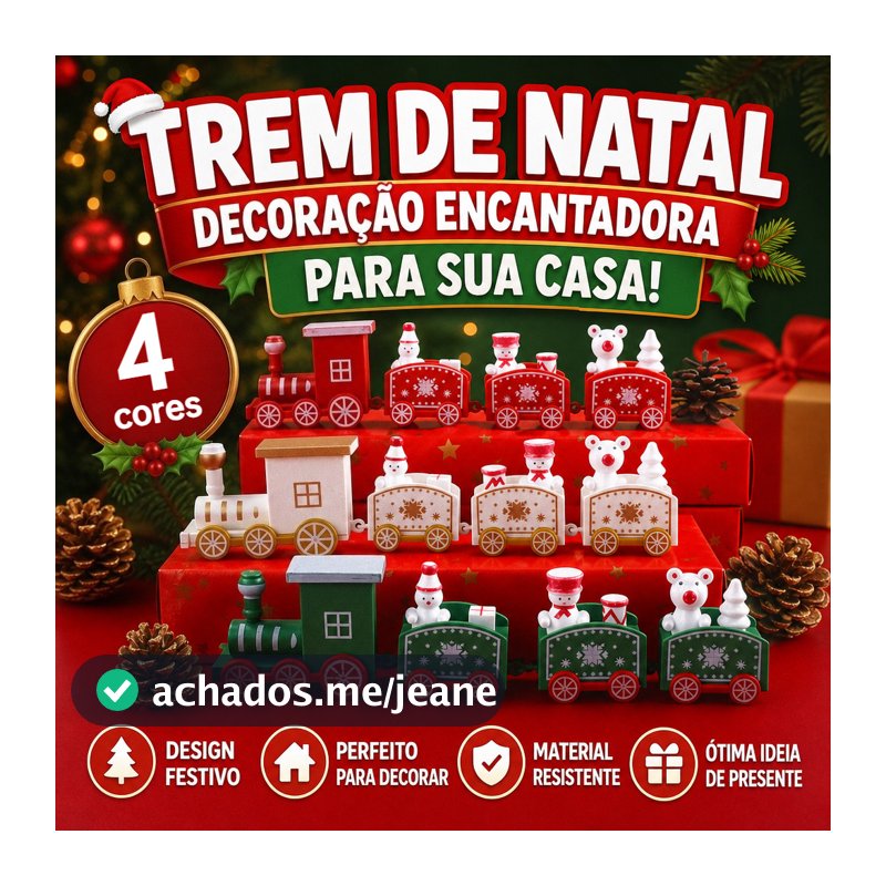 Ano Novo Natal Trem De Madeira Ornamento Pintado Papai Noel Boneco De Neve Brinquedos Artesanato Decoração De Festa De C