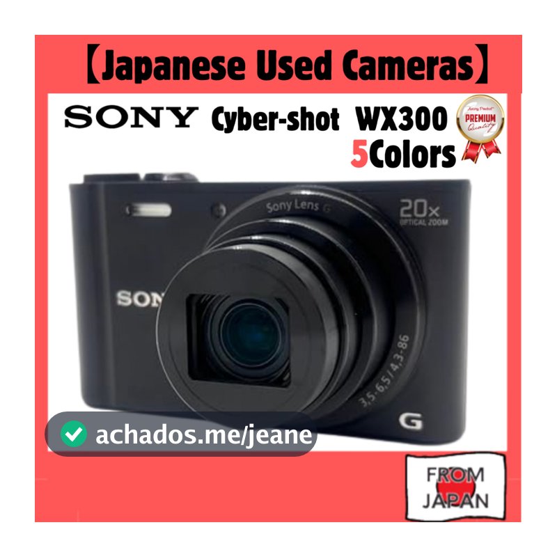 SONY Digital Camera Cyber-shot WX300 21.1 million pixels Optical 20x Black DSC-WX300(B) Point & Shoot Digital Camera...