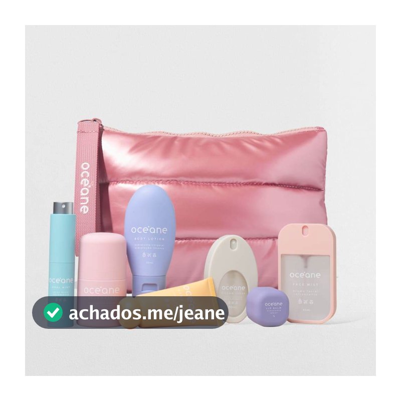 Kit Linha Travel Completa + Nécessaire Puffer (8 Produtos)