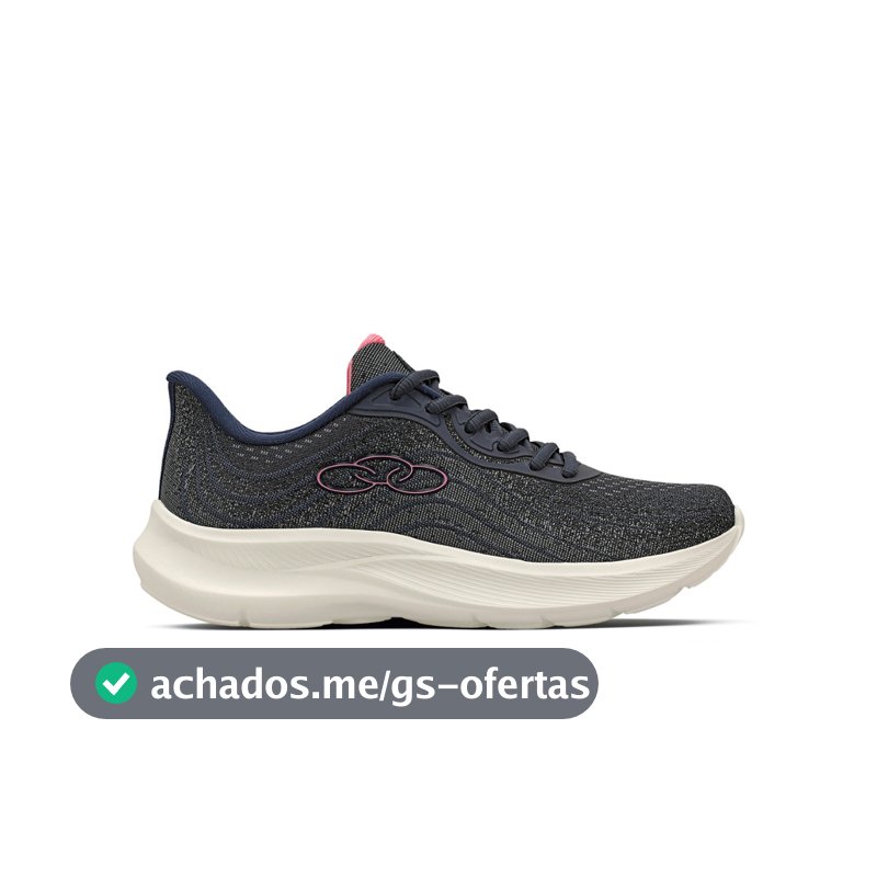 Tenis Feminino Olympikus Venus 3 Nova Cor Marinho Rosa Lançamento