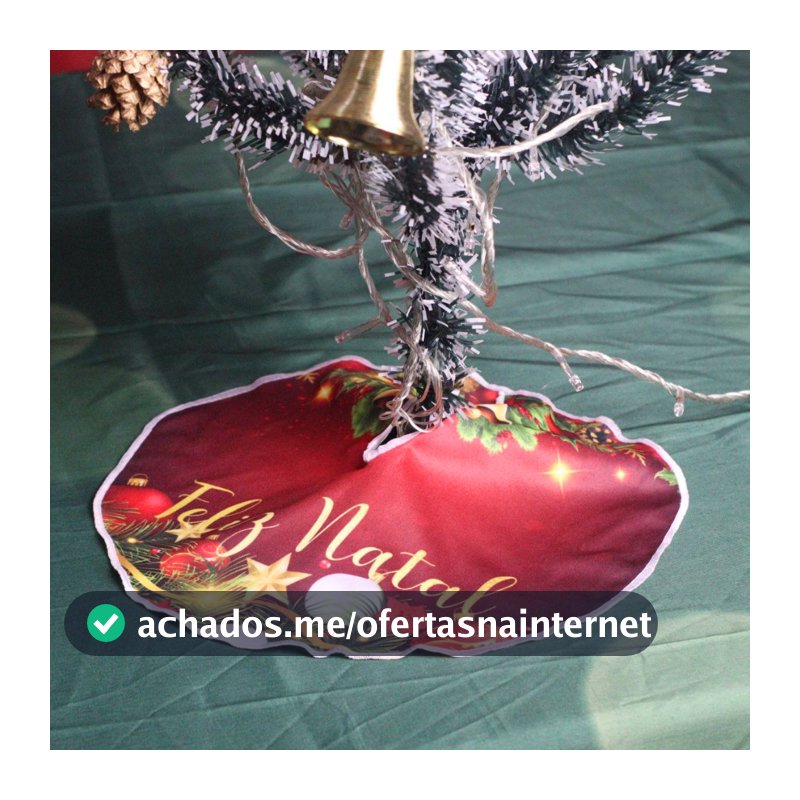 Saia Pé de Árvore de Natal Para Decoração Diâmetro 50cm e 75 cm