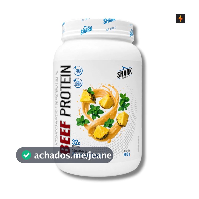 Beef Protein Whey Proteína da Carne Pote 900g Shark Pro