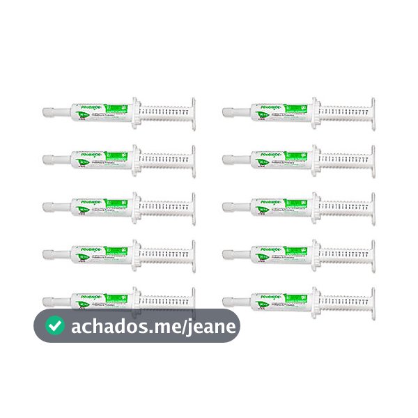 Kit 10 Probiótico & Prebiótico Para Cães Gatos Recupera Flora Intestinal 14g