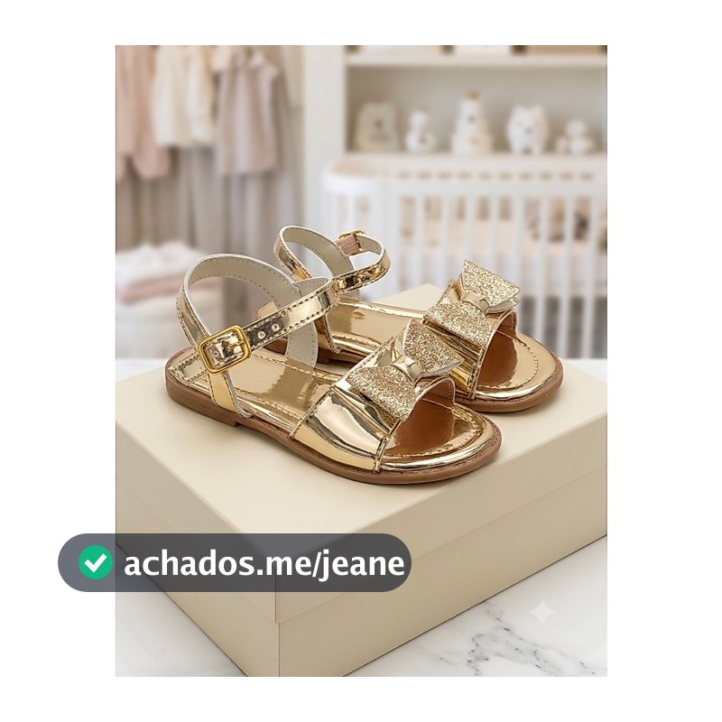 Sandália Rasteira Rasteirinha Infantil Menina Feminina Delicada Confortável Festa Casamento Casual Detalhe Laço Glitter.