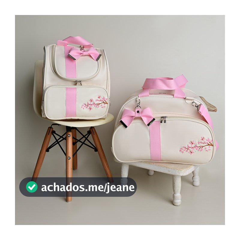 Bolsa Maternidade Menino Menina Kit 2 Peças Mochila 2 Em 1 Conjunto Mamãe Bebê Bolsas