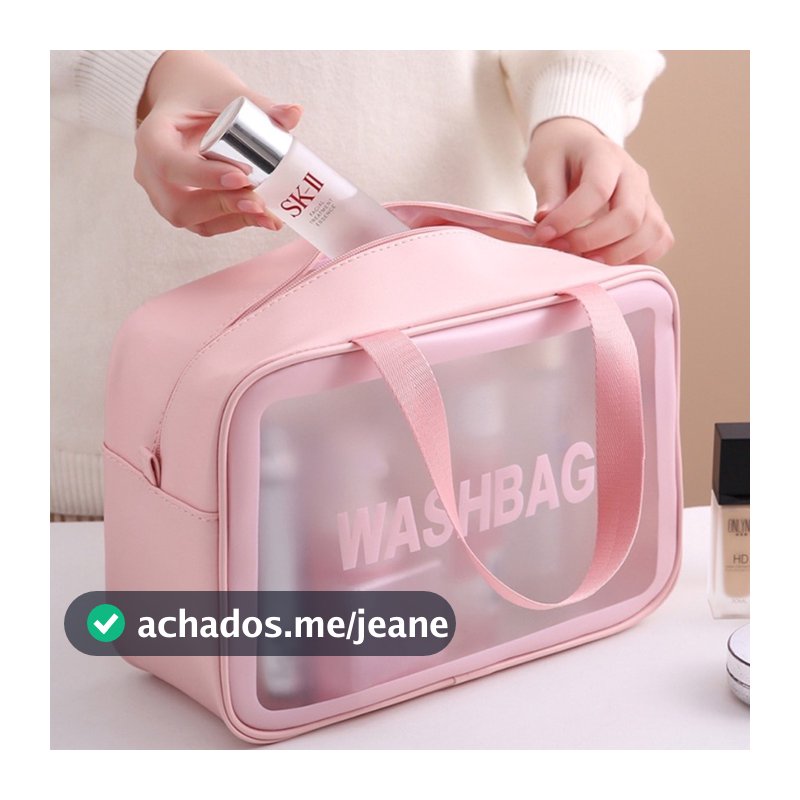 Bolsa Nécessaire De Maquiagem Portátil Para Viagem Portátil à Prova d'água
