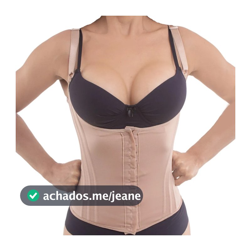 Cinta redutora modeladora 12 barbatanas colete afina cintura com alça C27