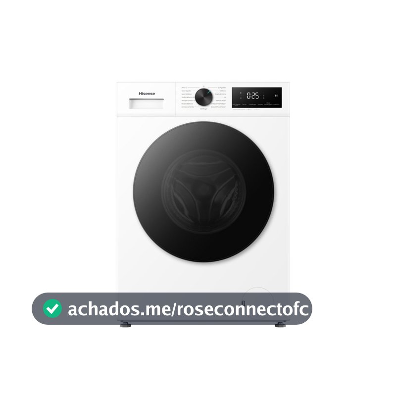 Reembalado: Lava e Seca Hisense 11kg Wd1i11 Compacta Fit e Função Steam Inverter Branco