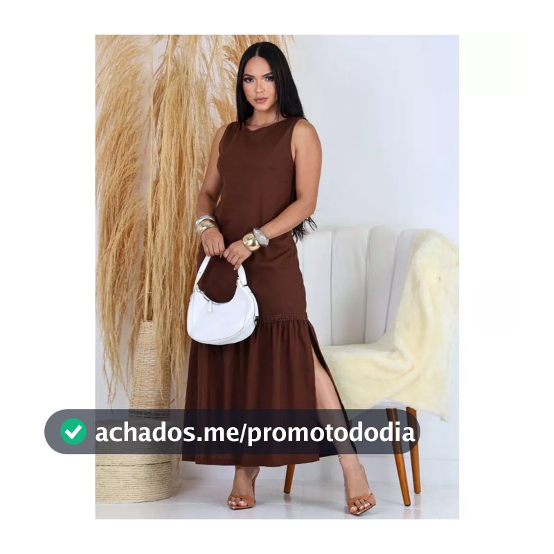 vestido longo tecido linho elegante tendência de vendas 008