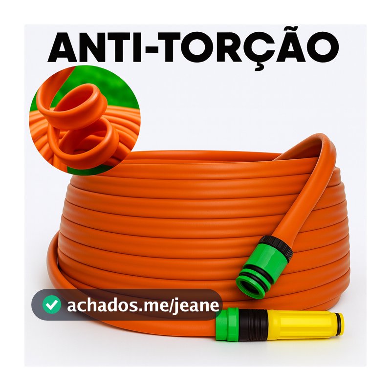 Mangueira Jardim Anti Torção Não Dobra Reforçada 5 a 50 Metros