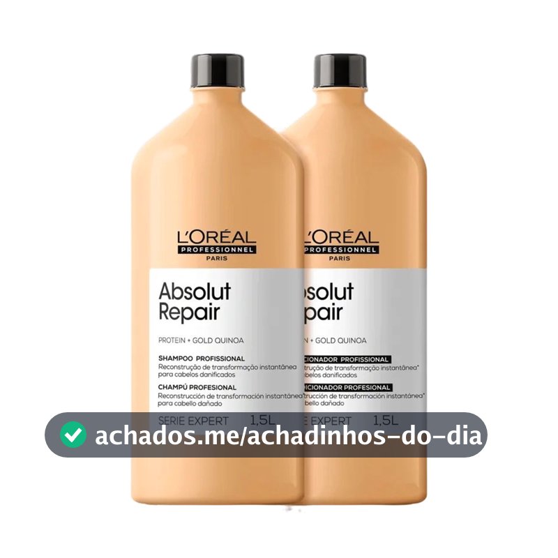 Kit Absolut Repair - Shampoo e Condicionador 1,5L - L'oreal