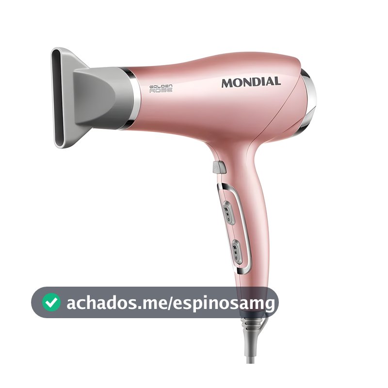 Secador de Cabelo Mondial Golden Rose SC-32-BI 2200W Bivolt