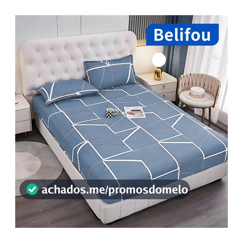 Kit de Lençol Capa Colchão SOLTEIRO CASAL QUEEN KING Size 100 Malha Poliester 400 Fios 3 Peças Com Elástico