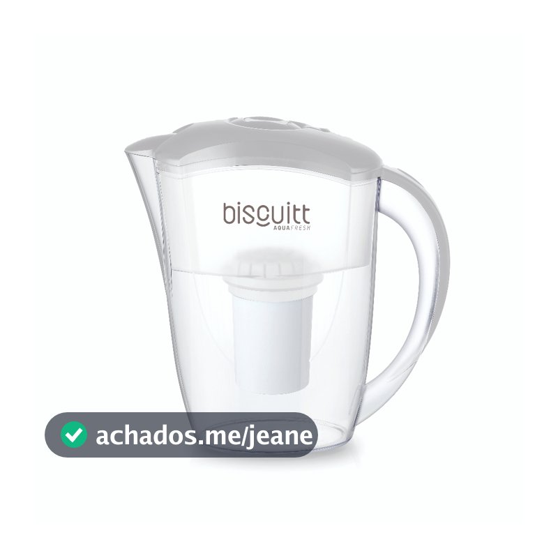 Jarra Purificadora Filtro de Água Portátil Biscuitt Aquafresh 2,4L