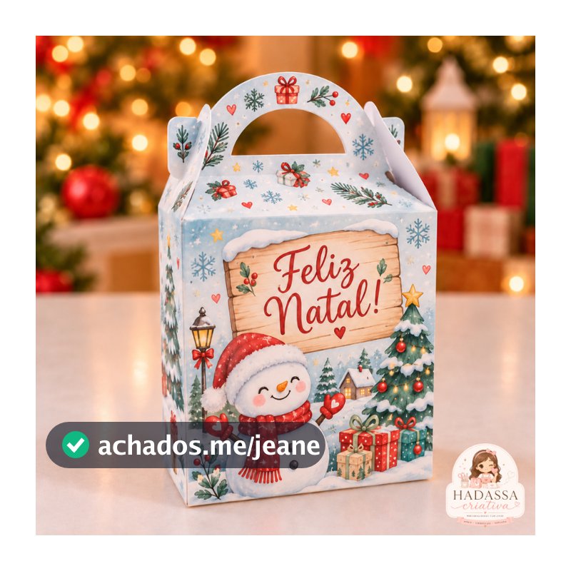 CAIXINHAS DE NATAL | EMBALAGENS PARA PRESENTES, MIMOS E LEMBRANCINHAS