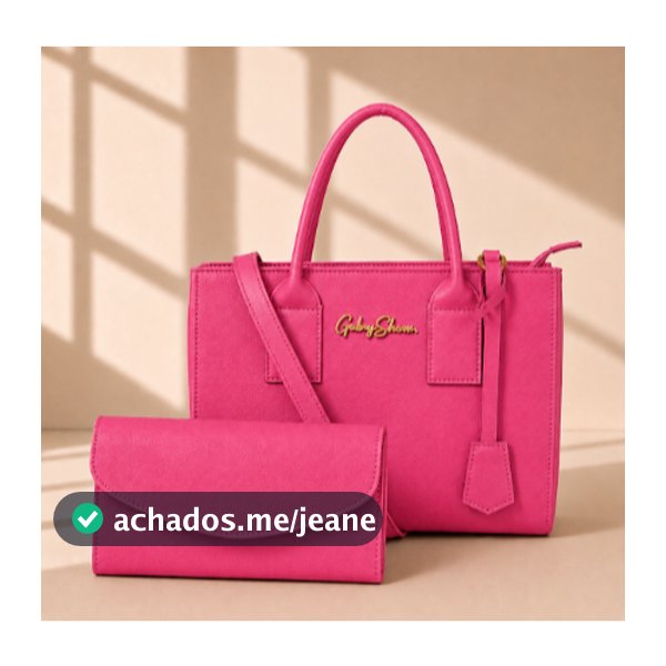 Bolsa Tradicional Tendência Feminina Gabi Show+Carteiraotima qualidade