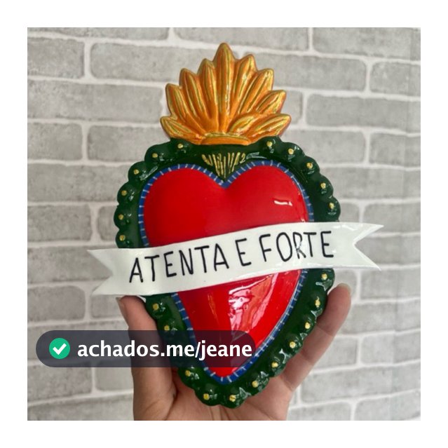 Coração “atenta e forte” coração mexicano, milagrito | feito a mão | decoração para parede