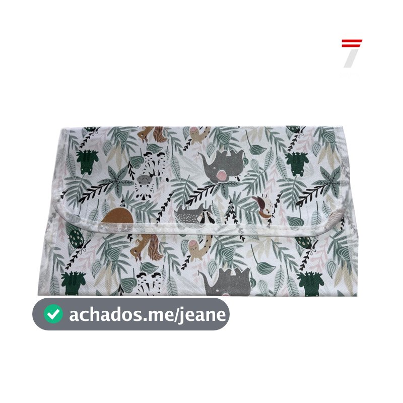 Trocador de Fralda Portátil Impermeável Varias Estampas Menina Menino