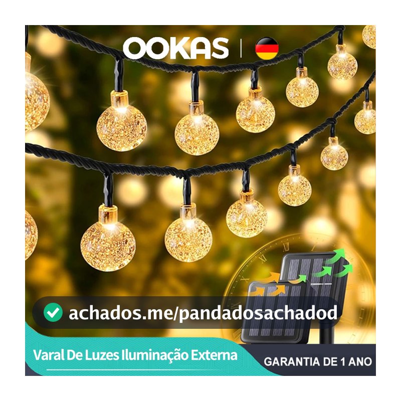 OOKAS 5/7/12M LED Varal De Luzes Iluminação Luzes De Natal Externa Decoração For Gambiarra Casamento Jardim