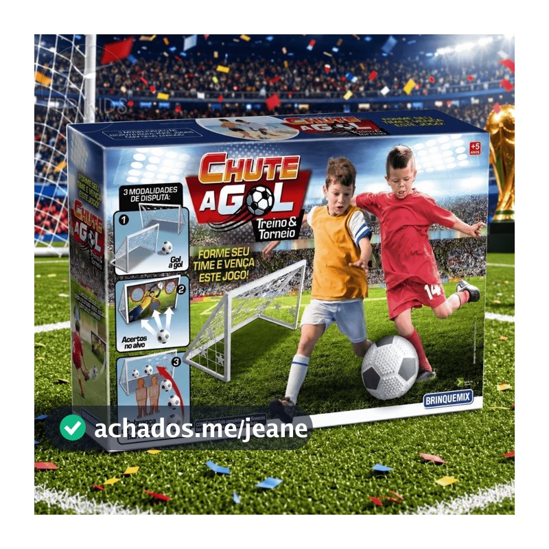Kit 2 Mini Traves Infantil Brinquedo Chute a Gol Mini Golzinho Jogo Futebol 2 Traves + Bola + Alvo