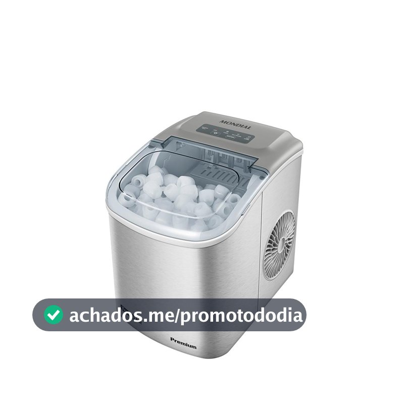 Máquina de Gelo Turbo Ice Premium Mondial MG-12-GI