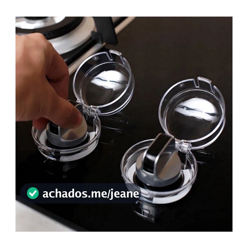 Protetor De Botão Para Fogão Cozinha Tampa Protetora Trava Infantil Criança Proteção Forno Gás