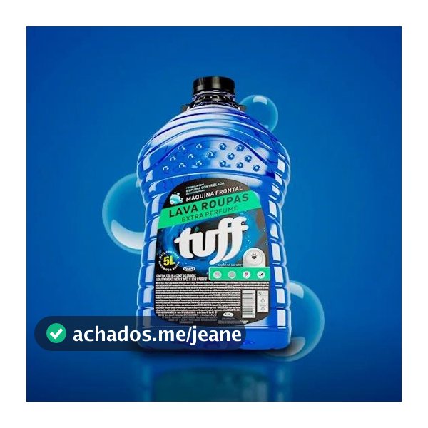 Lava Roupas Extra Perfume Tuff 5l perfeito para maquina frontal