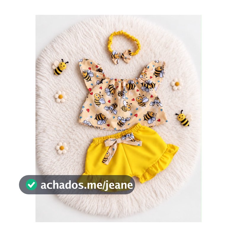 Conjunto Infantil Menina Roupa Infantil 2, 3, 4 anos
