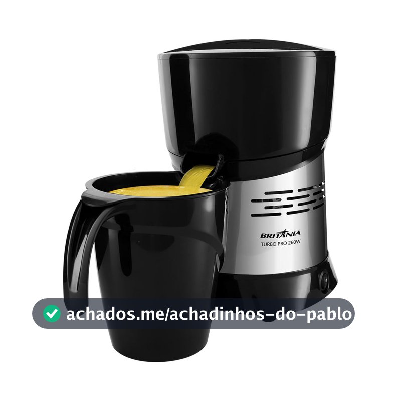 Espremedor de Frutas Britânia Turbo Pro 260W