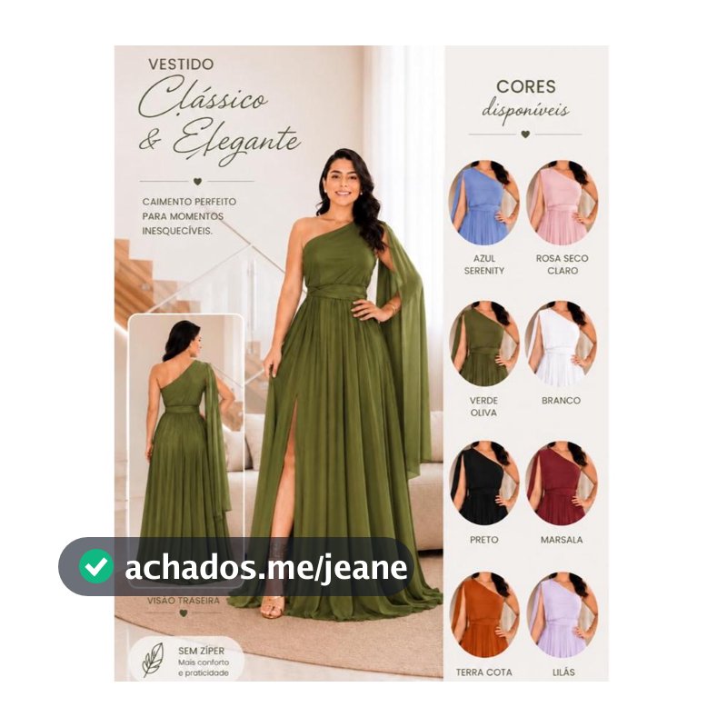 VESTIDO COM FENDA LONGO PARA CASAMENTO, MADRINHAS, FESTA E FORMATURAS