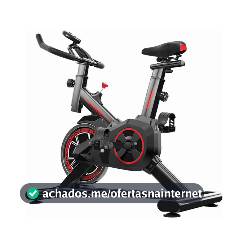 Bicicleta ergométrica, bicicleta de spinning, bicicleta profissional para academia, 120 kg,Cor Preto E Vermelho