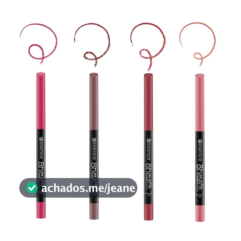 Lápis labial 8h matte comfort essence
